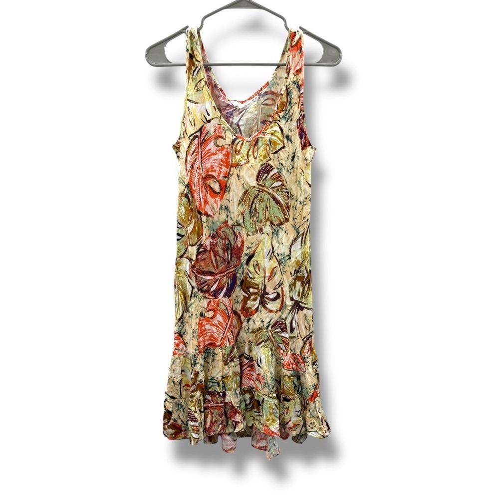 Jams World Maffe Marble Fern Dress Women's Small Tropical Casual Tropical Resort